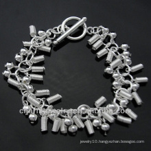 Wholesale 925 Silver Jewelry Bracelet with Charms BSS-026